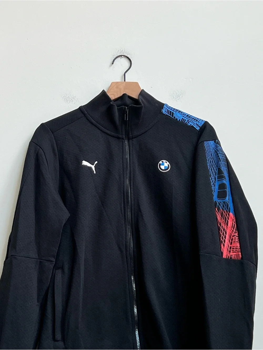 MEN'S PUMA BMW MMS T7 MOTORSPORT FUL ZIP TRACK JACKET Motorsports Medium Car